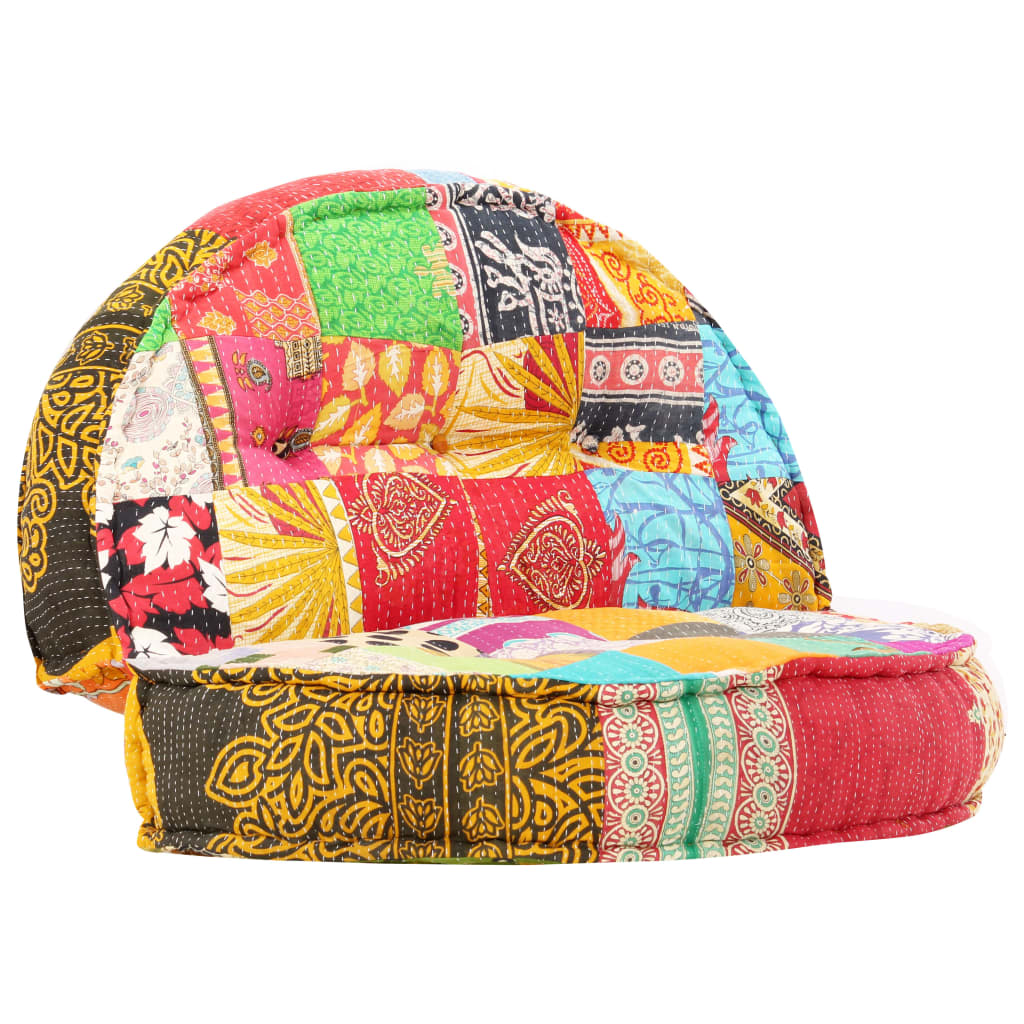 Pouffe 100x20 cm Patchwork Fabric