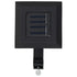 Outdoor Solar Lamps 12 pcs LED Square 12 cm Black