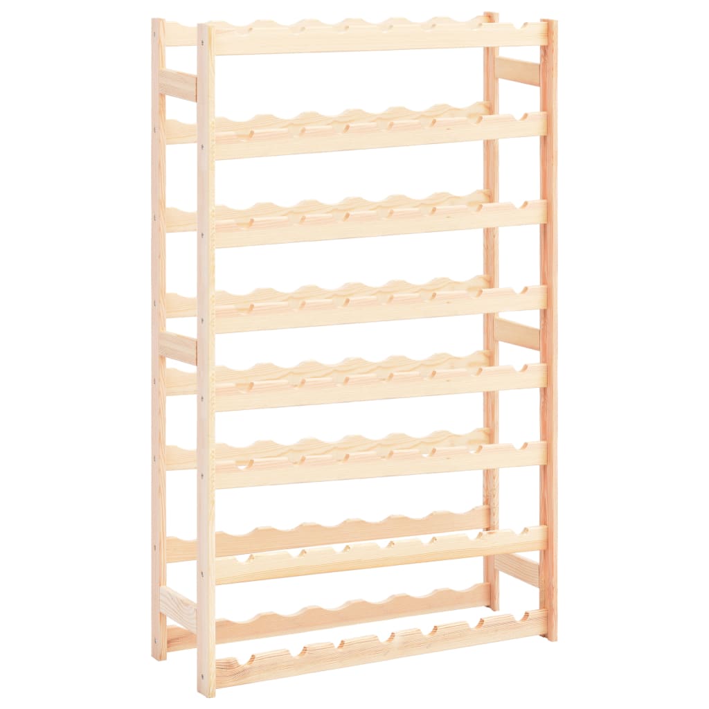 Wine Rack for 56 Bottles Solid Wood Pine