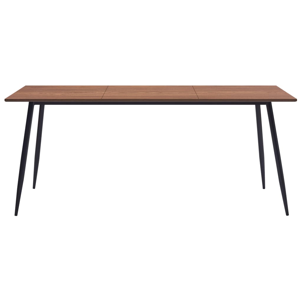 Dining Table Brown 200x100x75 cm MDF