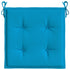 Garden Chair Cushions 4 pcs Blue 40x40x3 cm Oxford Fabric