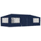 Professional Party Tent with Side Walls 4x9 m Blue 90 g/m²