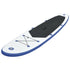 Stand Up Paddle Board Set SUP Surfboard Inflatable Blue and White