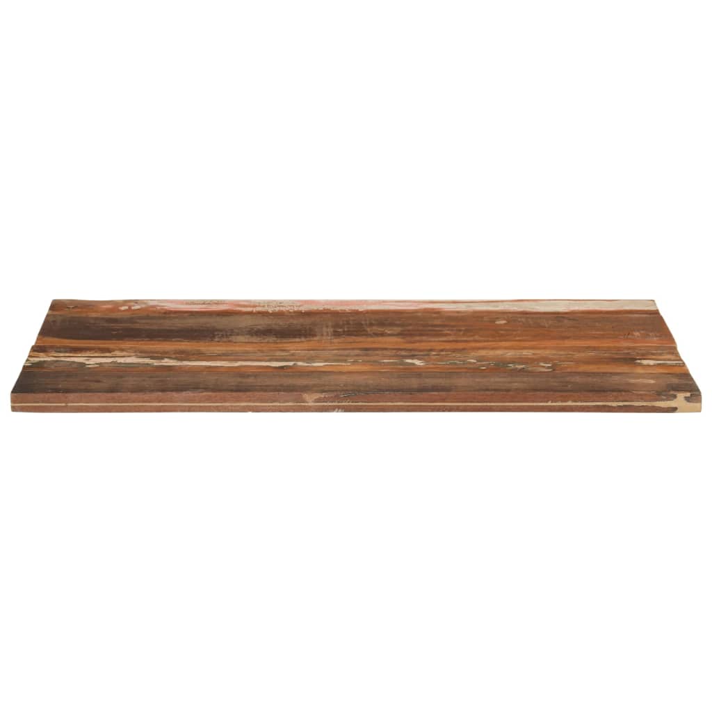 Rectangular Table Top 60x90 cm 25-27 mm Solid Wood Reclaimed