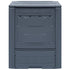 Garden Composters 3 pcs Grey 60x60x73 cm 780 L