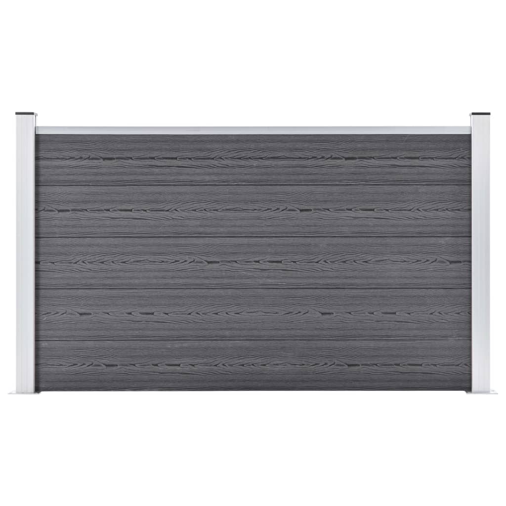 Garden Fence WPC 180x105 cm Grey