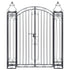 Ornamental Garden Gate Wrought Iron 122x20.5x160 cm