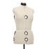 Adjustable Dress Form Female Cream M Size 40-46