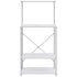 Microwave Cabinet White 60x39.6x123 cm Engineered Wood