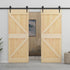 Door 90x210 cm Solid Pine Wood