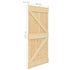 Door 90x210 cm Solid Pine Wood