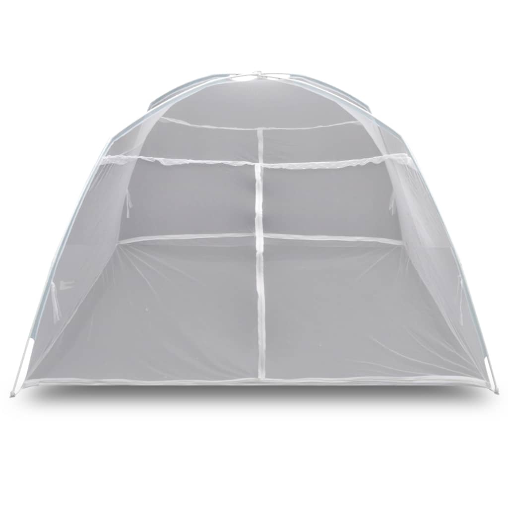 Camping Tent 200x150x145 cm Fiberglass White