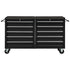Tool Trolley with 5 Drawers Black 69x33x77 cm Steel