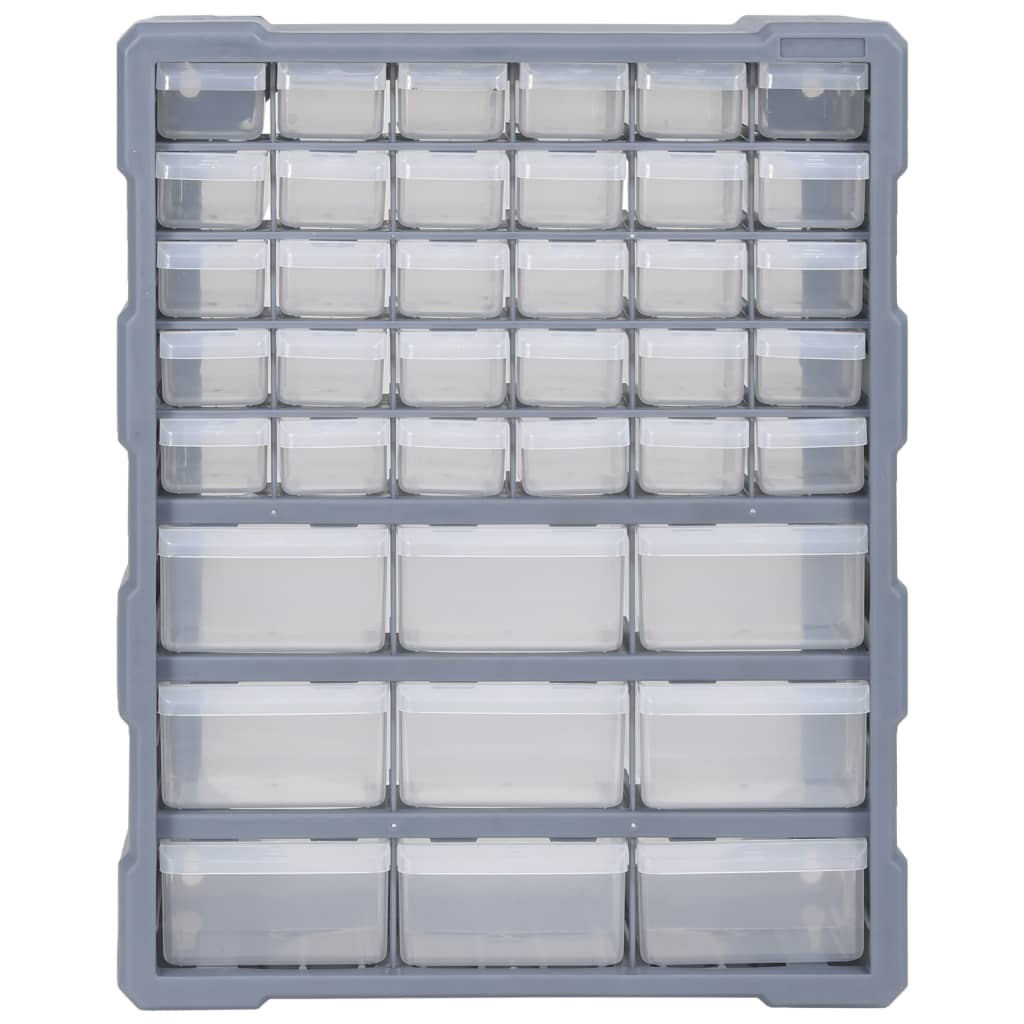 Multi-drawer Organiser with 39 Drawers 38x16x47 cm