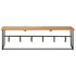 Peg with Live Edge 100x34x38 cm Solid Acacia Wood