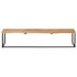 Peg with Live Edge 100x35x22 cm Solid Acacia Wood
