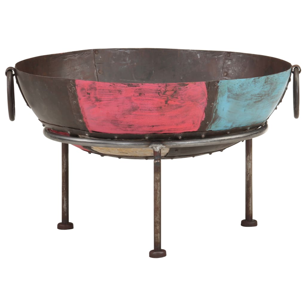 Colourful Rustic Fire Pit Ø 60 cm Iron