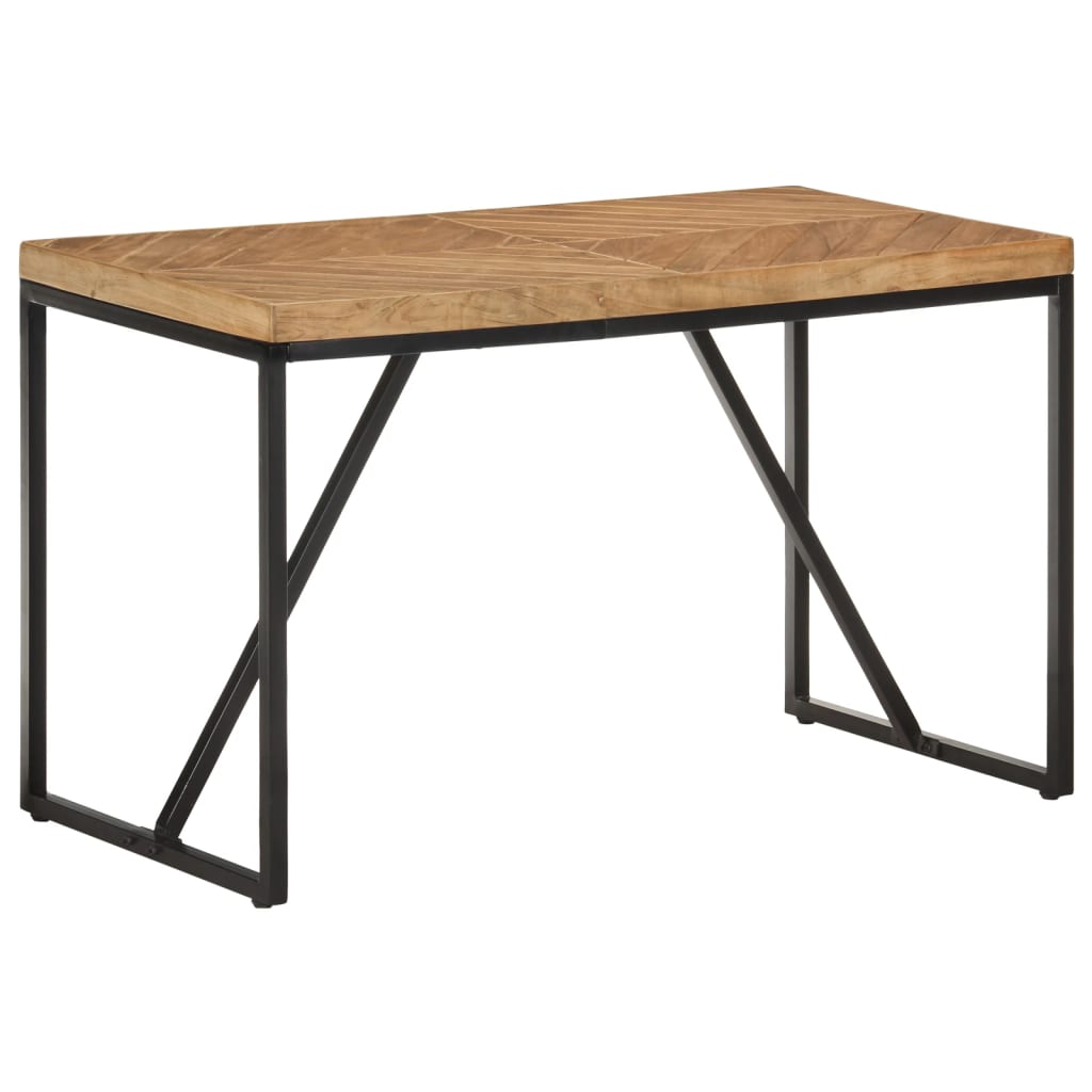 Dining Table 120x60x76 cm Solid Acacia and Mango Wood