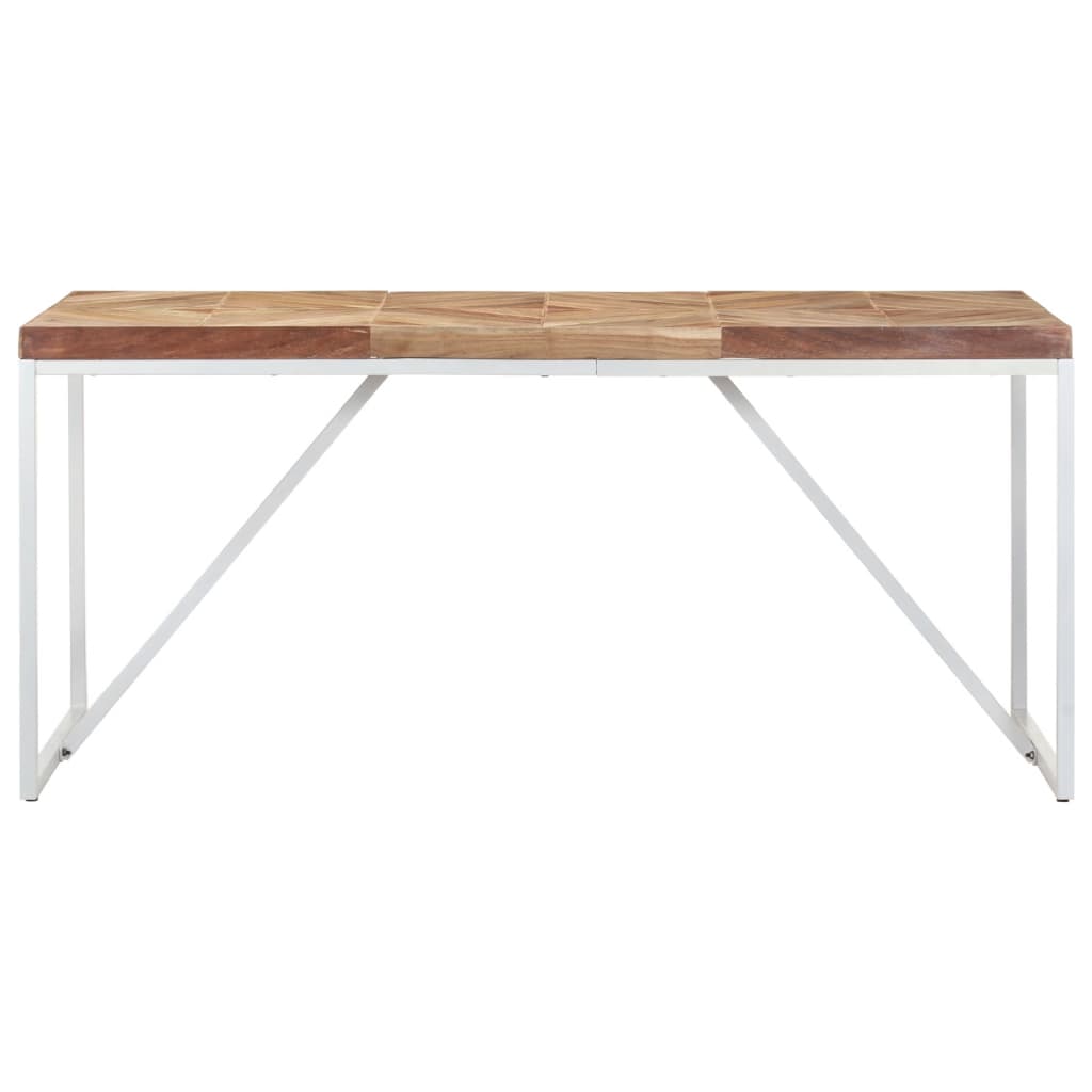 Dining Table 160x70x76 cm Solid Acacia and Mango Wood