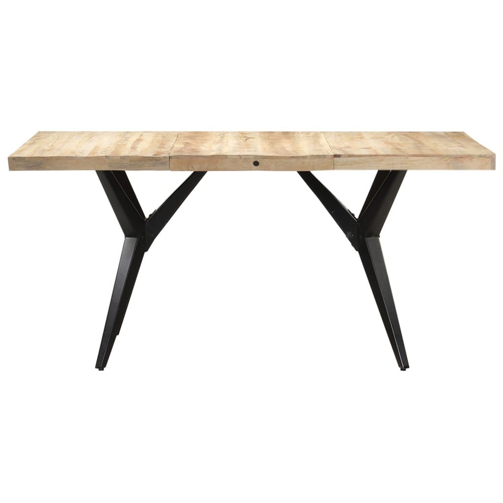 Dining Table 180x90x76 cm Rough Mango Wood