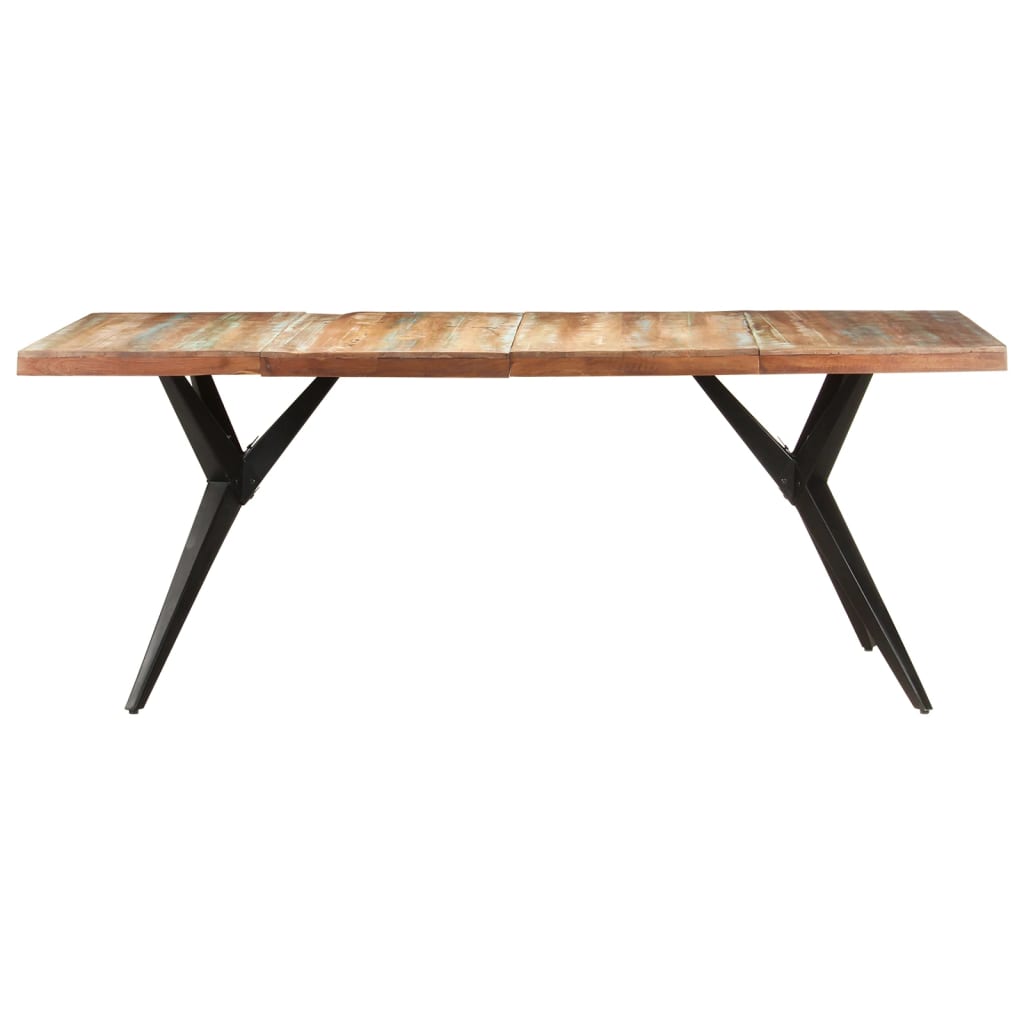 Dining Table 200x90x76 cm Solid Reclaimed Wood