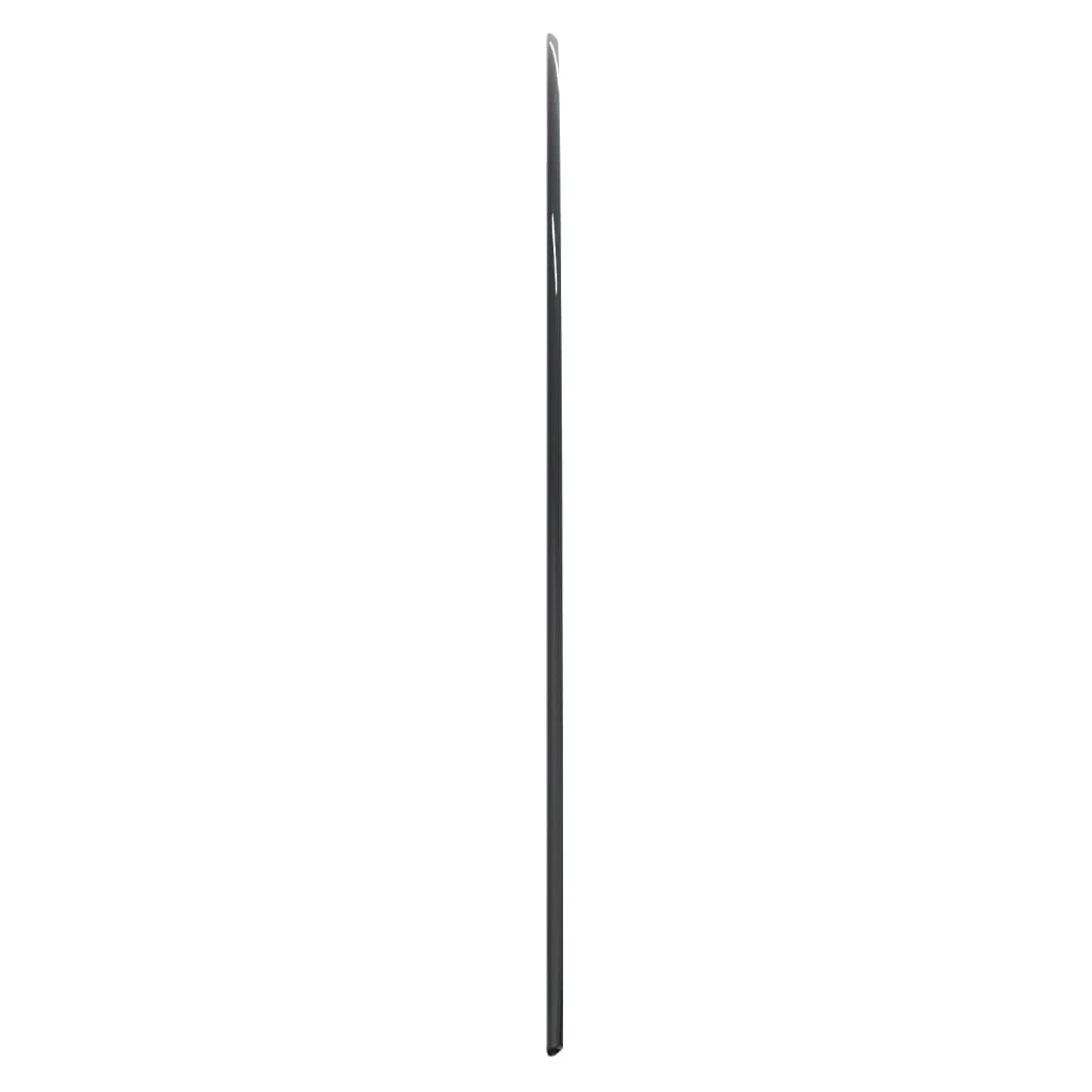 Fireplace Glass Plate Half Round 800x600 mm