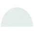 Fireplace Glass Plate Half Round 1000x600 mm