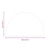 Fireplace Glass Plate Half Round 1000x600 mm