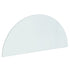 Fireplace Glass Plate Half Round 1200x500 mm