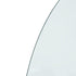 Fireplace Glass Plate Half Round 800x500 mm