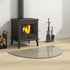 Fireplace Glass Plate Half Round 800x500 mm