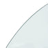 Fireplace Glass Plate Half Round 1200x500 mm