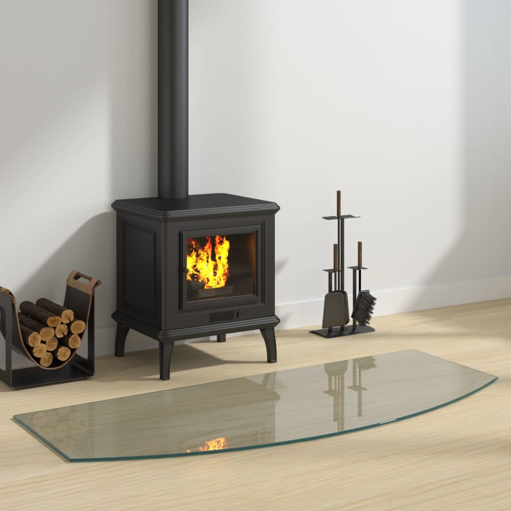 Fireplace Glass Plate 120x50 cm