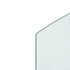 Fireplace Glass Plate 100x50 cm