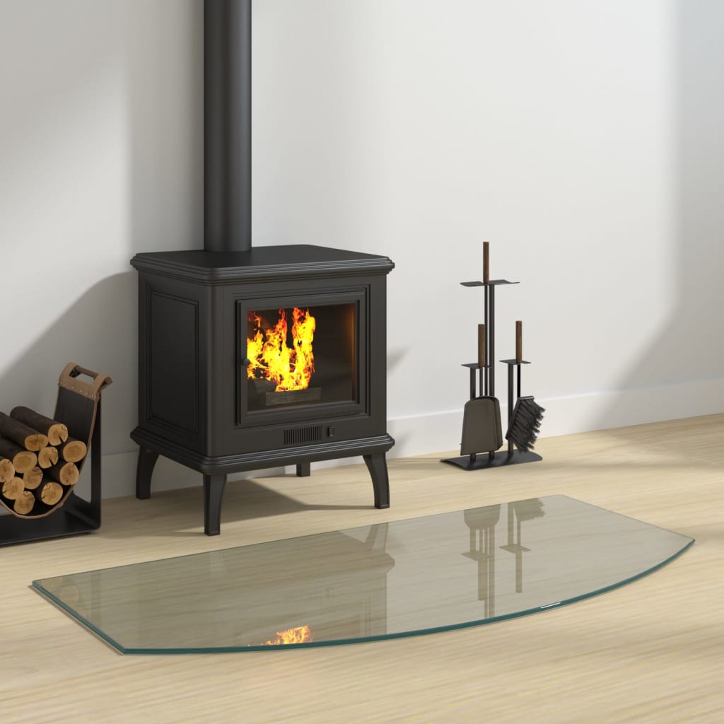 Fireplace Glass Plate 100x50 cm