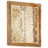 Hand-Carved Wall Panels 2 pcs Solid Mango Wood 40x40x1.5 cm