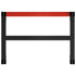 Work Bench Frame Metal 80x57x79 cm Black and Red