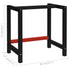 Work Bench Frame Metal 80x57x79 cm Black and Red