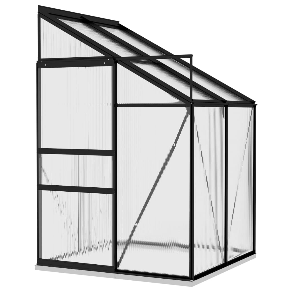 Greenhouse Anthracite Aluminium 2.7 m³