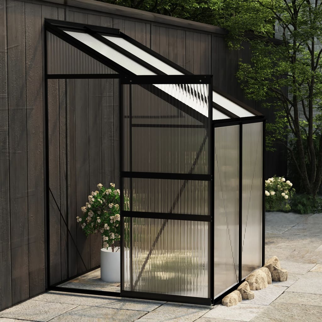 Greenhouse Anthracite Aluminium 2.7 m³