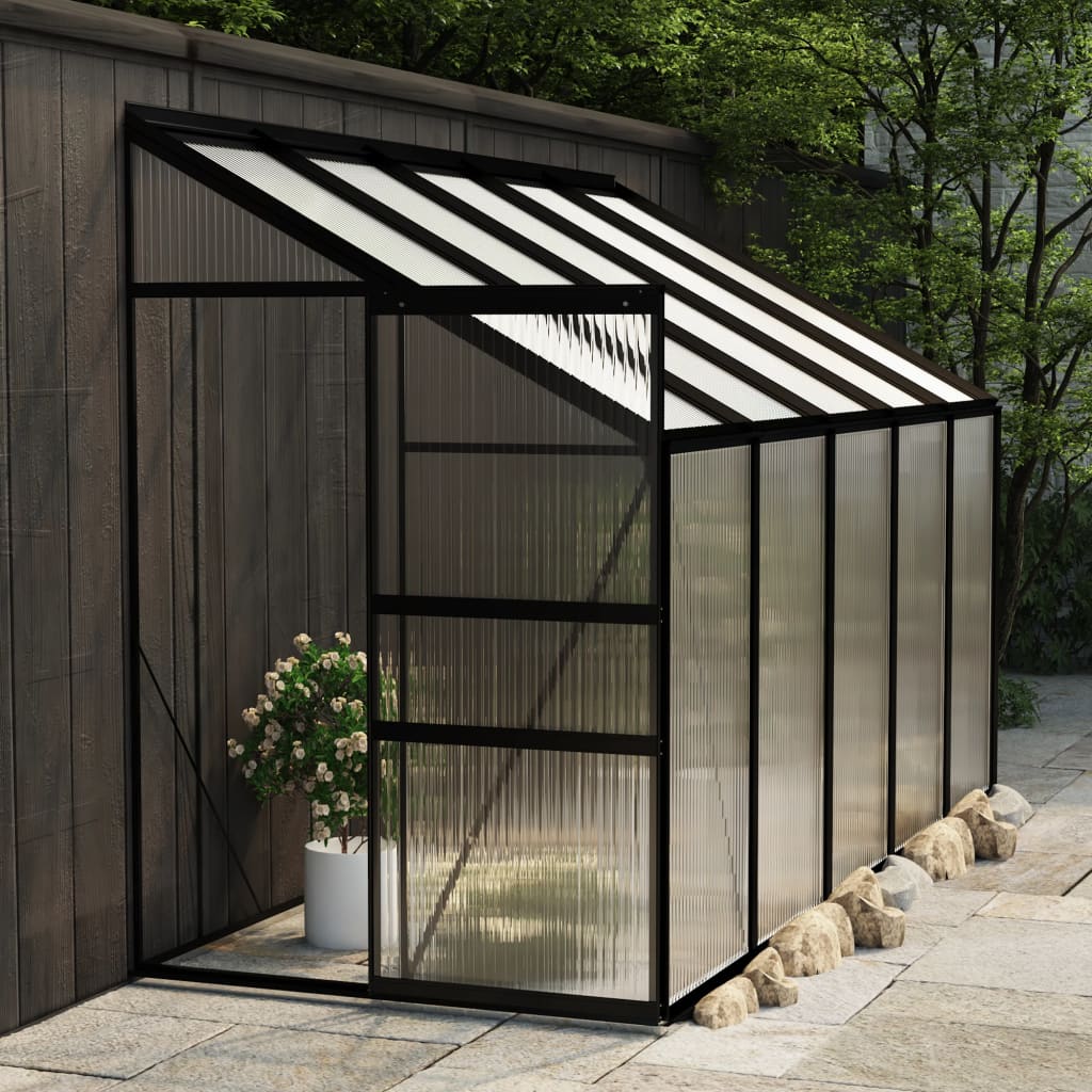 Greenhouse Anthracite Aluminium 6.5 m³