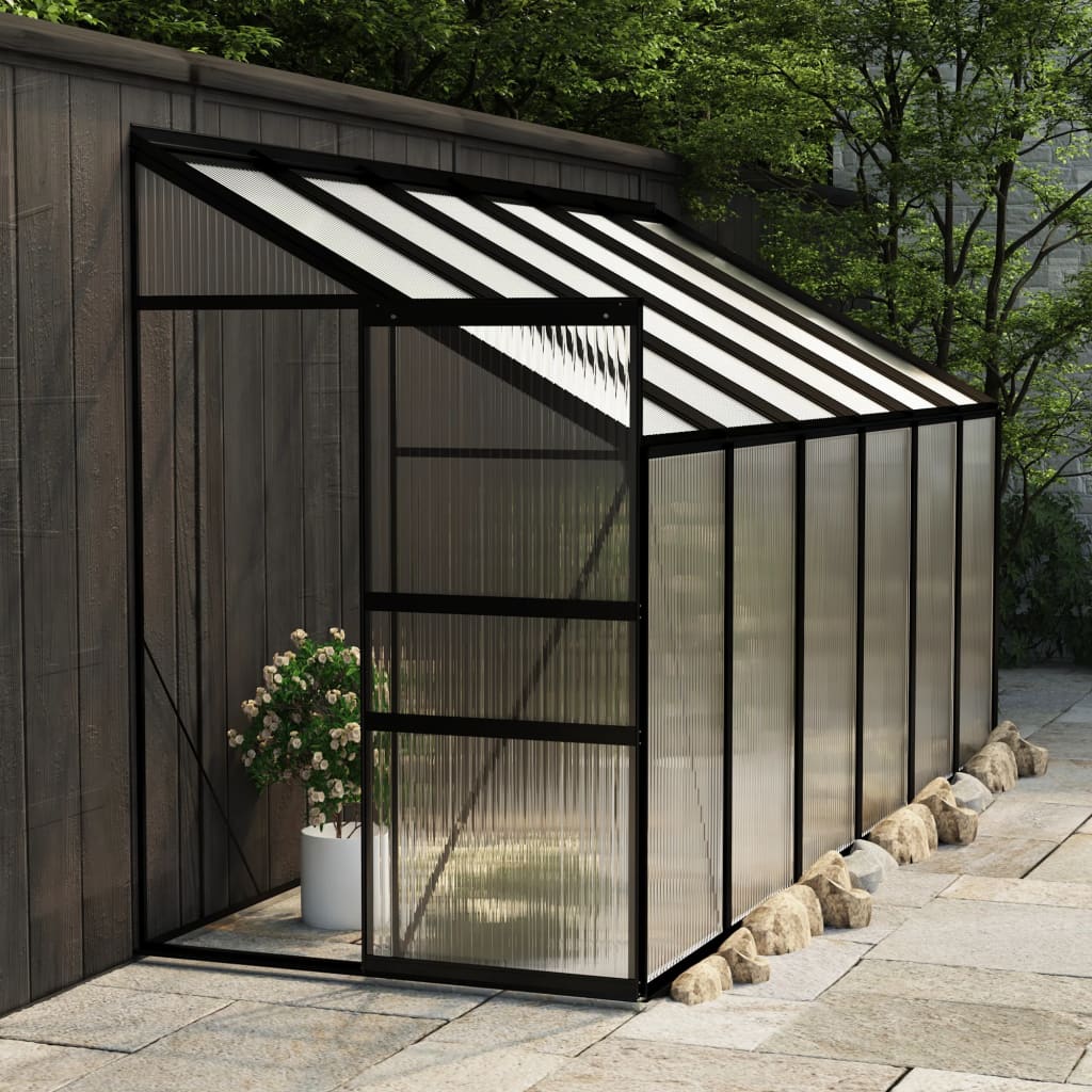 Greenhouse Anthracite Aluminium 7.77 m³