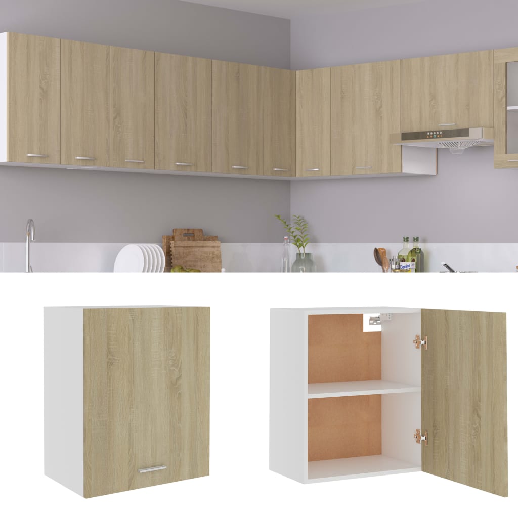 Hanging Cabinet Sonoma Oak 50x31x60 cm Engineered Wood