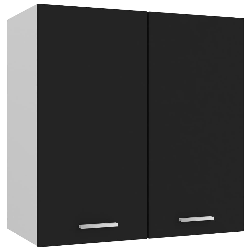 Hanging Cabinet Black 60x31x60 cm Engineered Wood