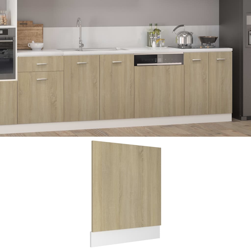 Dishwasher Panel Lyon Sonoma Oak 59.5x3x67 cm Engineered Wood