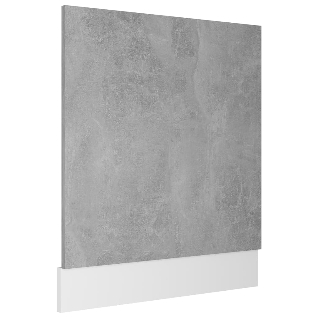 Dishwasher Panel Lyon Concrete Grey 59.5x3x67 cm Engineered Wood