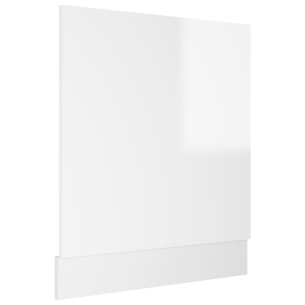 Dishwasher Panel Lyon High Gloss White 59.5x3x67 cm Engineered Wood