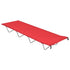 Camping Bed 180x60x19 cm Oxford Fabric and Steel Red