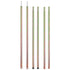 Telescopic Tent Poles with Length of 170-255 cm 2 pcs Galvanised Steel
