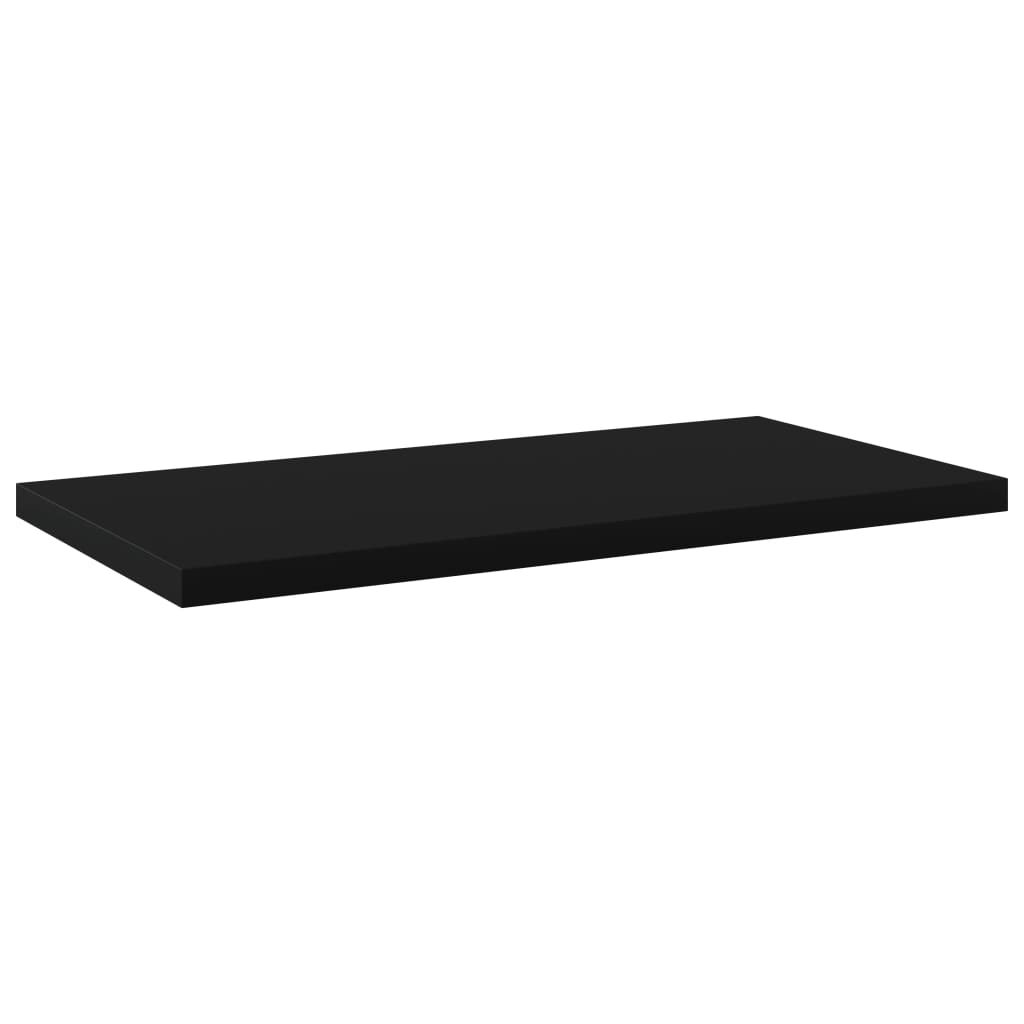 Bookshelf Boards 8 pcs Black 40x20x1.5 cm Engineered Wood